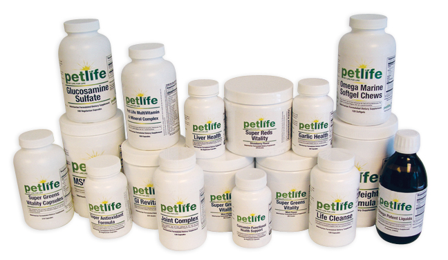 The entire line of PetLife supplements is available at our online store! Click here for more...